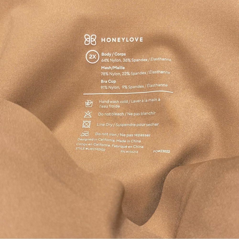 Honeylove Nude Shapewear Tank 2XL Sand - Picture 4 of 13